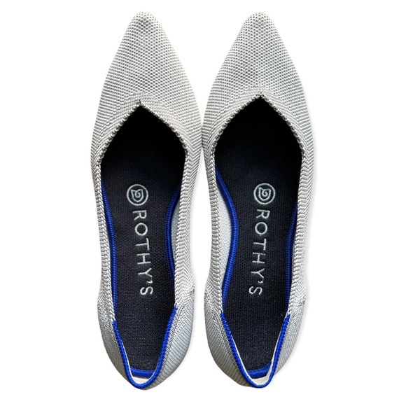 ROTHY’S The Point Flax Birdseye Ballerina Flat - Picture 3 of 7